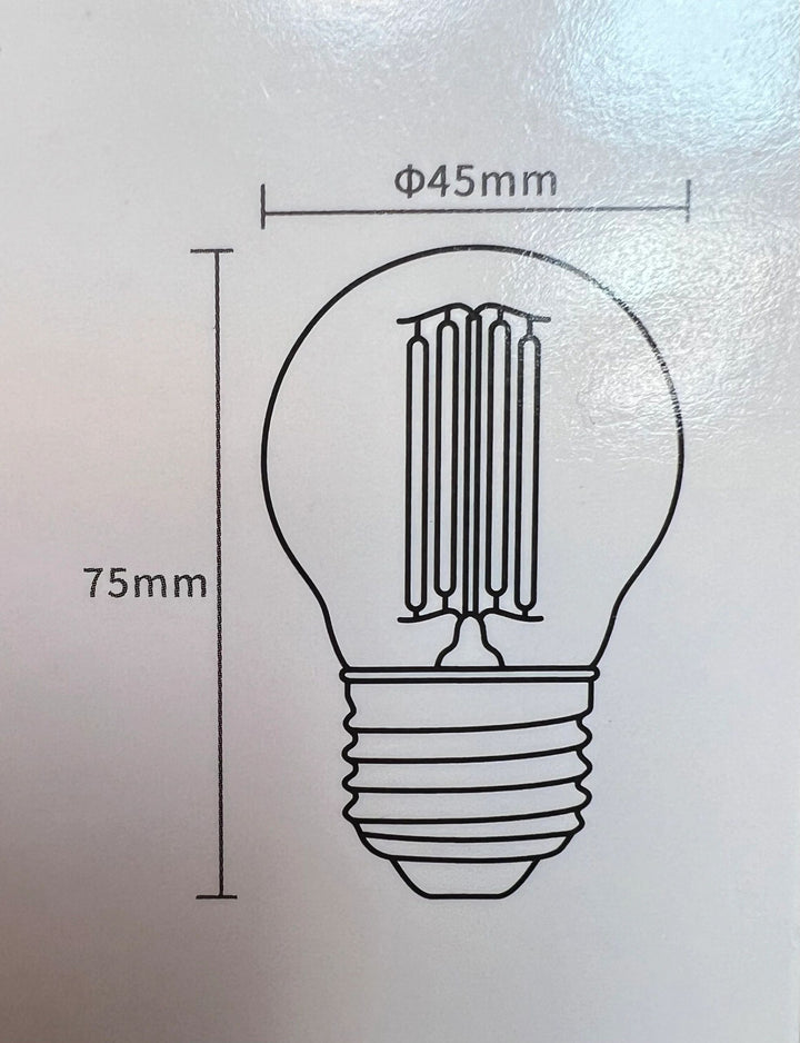 Modura Led Filament Fancy Round Lamp