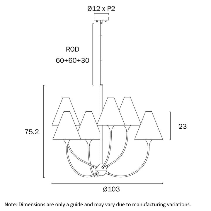 FARNIX 6 LIGHT PENDANT