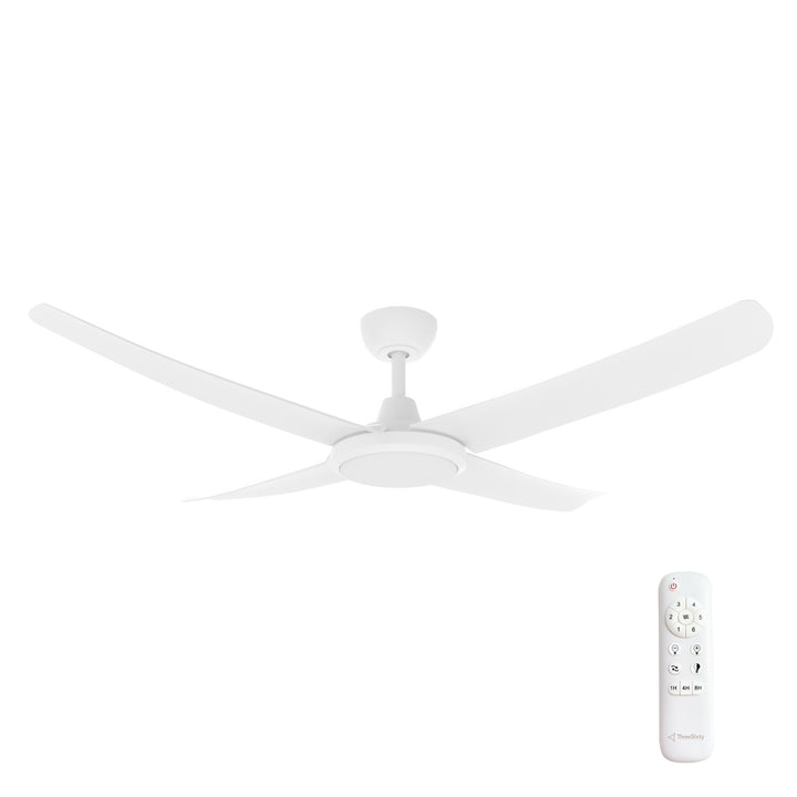 ThreeSixty FLAYJET DC CEILING FANS with 3,4 or 5 blades with light