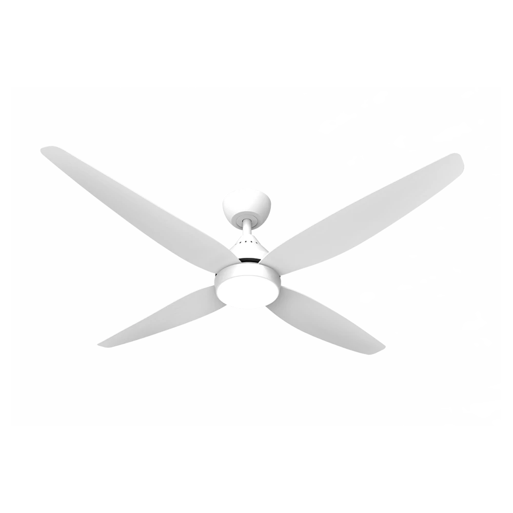 FORBES 52 SDCF11/52/4 DC FAN with Wall control and remote, WITH LIGHT White Ceiling Fan