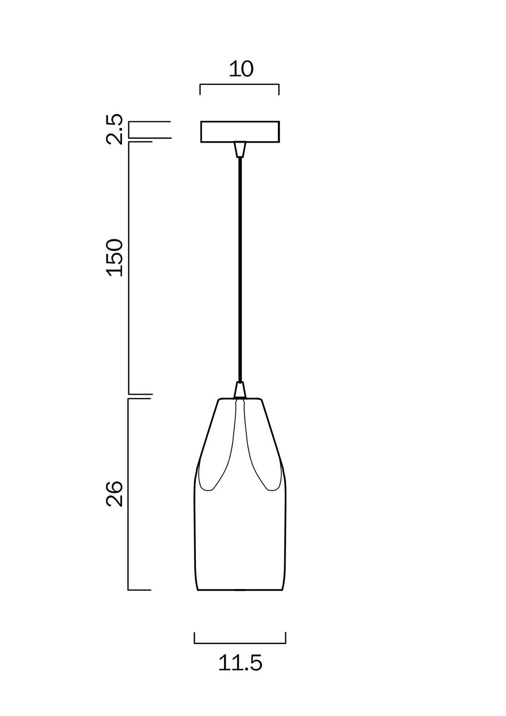 TELBIX FORMA 12 PENDANT Pendant