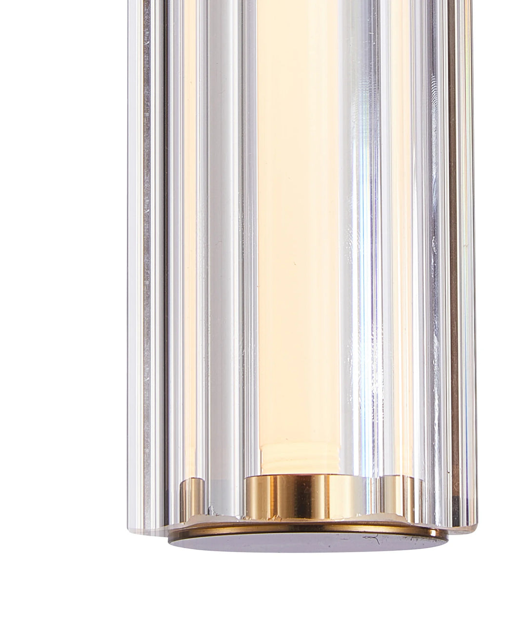 FRECCIA: Interior LED Tri-CCT Glass with Curve Cylinder Pendant Lights