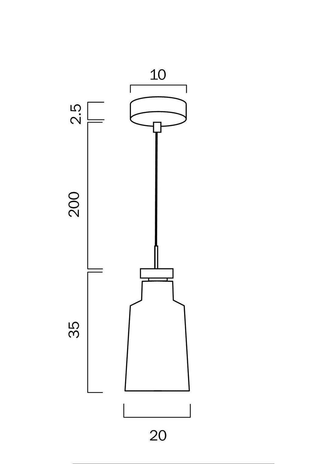 TELBIX FREDI 20 PENDANT