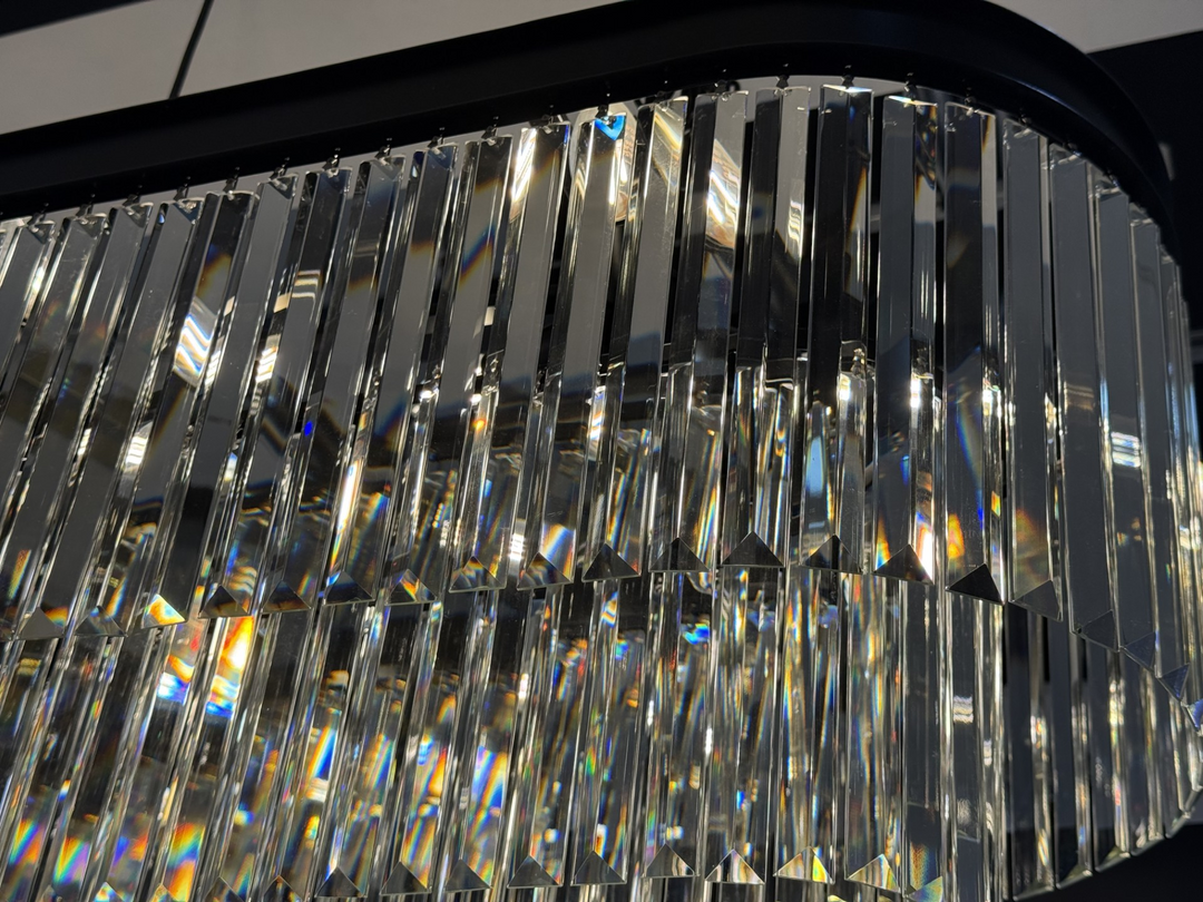 Florence 12 lights Rectangular Crystal pendant Pendant