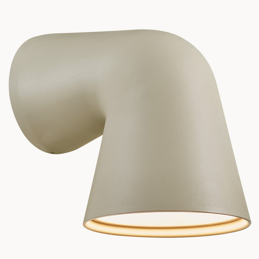 Front Single Wall light Black/White Sand WALL LIGHT