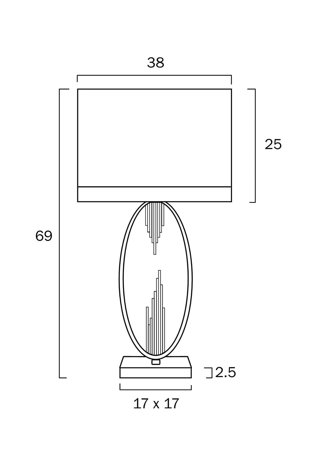 TELBIX GABRIEL TABLE LAMP