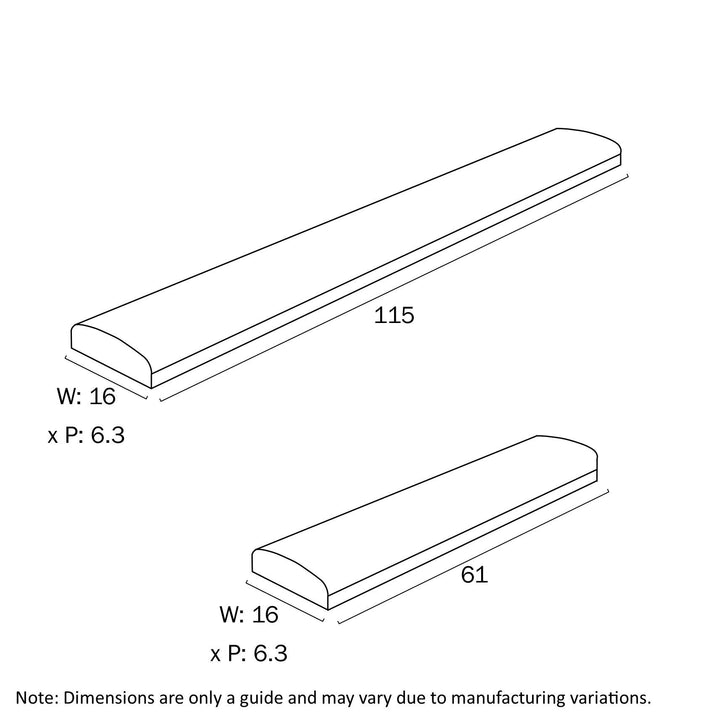 Telbix GENARO BATTEN 115CM 3CCT