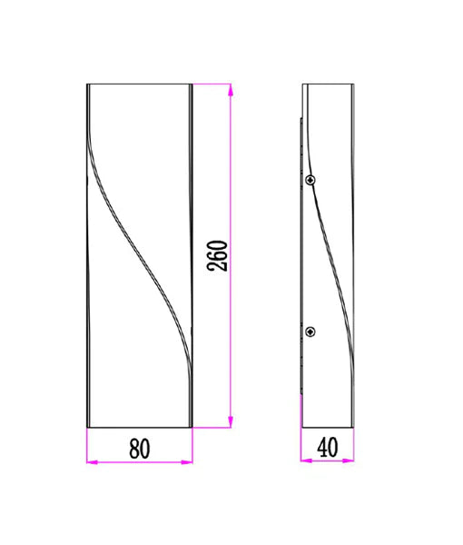 GIROTRI: Exterior LED Tri-CCT Surface Mounted Up/Down Twist Wall Lights IP65