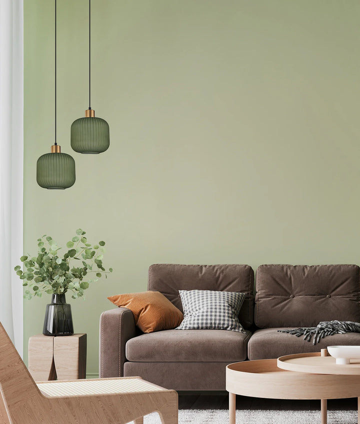 GOMITAS: Interior Translucent Glass Shade with Brass Highlight Pendant Lights