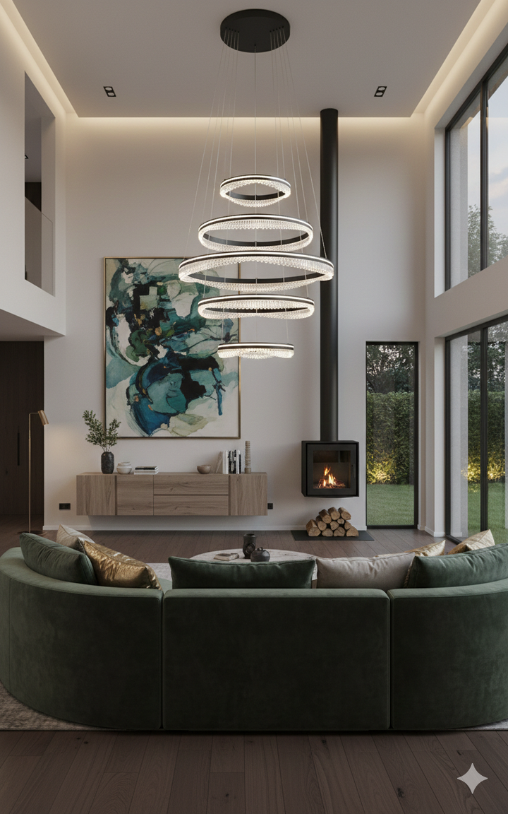 Glacier 5 rings Pendant Pendant