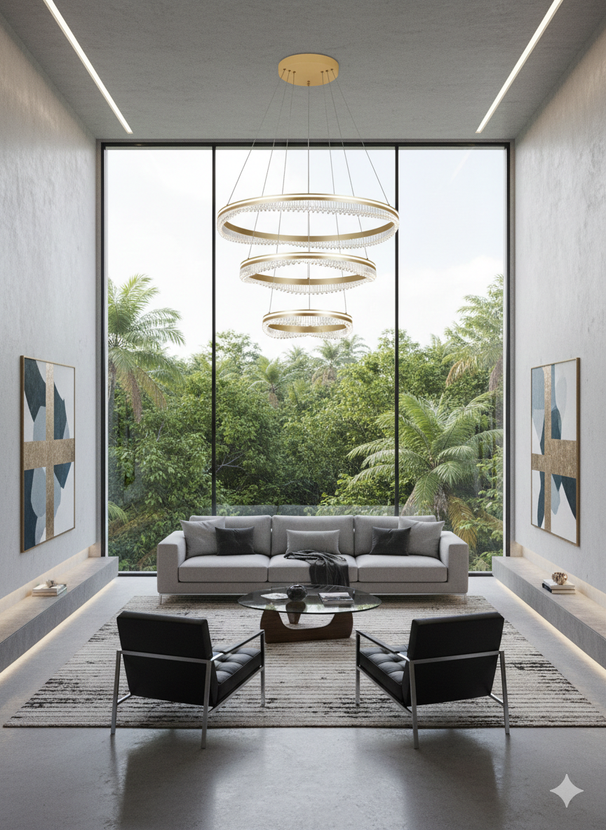 Glacier 3 rings Pendant Pendant