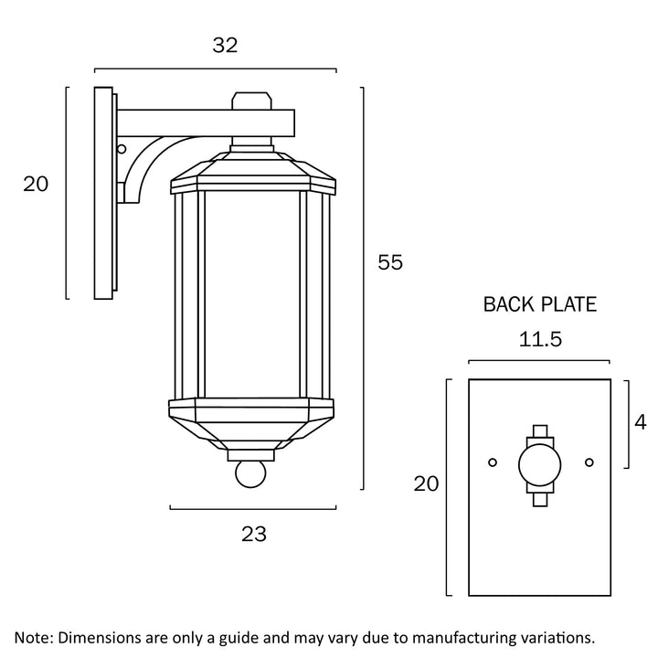 HAVARD EXTERIOR 23/155 WALL LIGHT