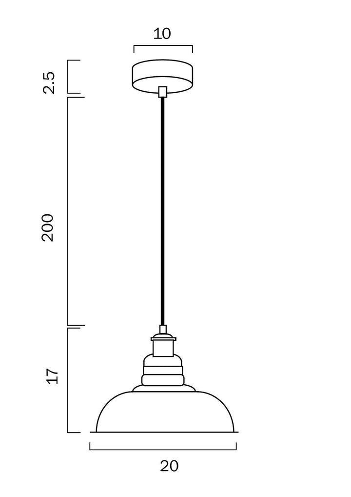 TELBIX HERTEL 20 PENDANT