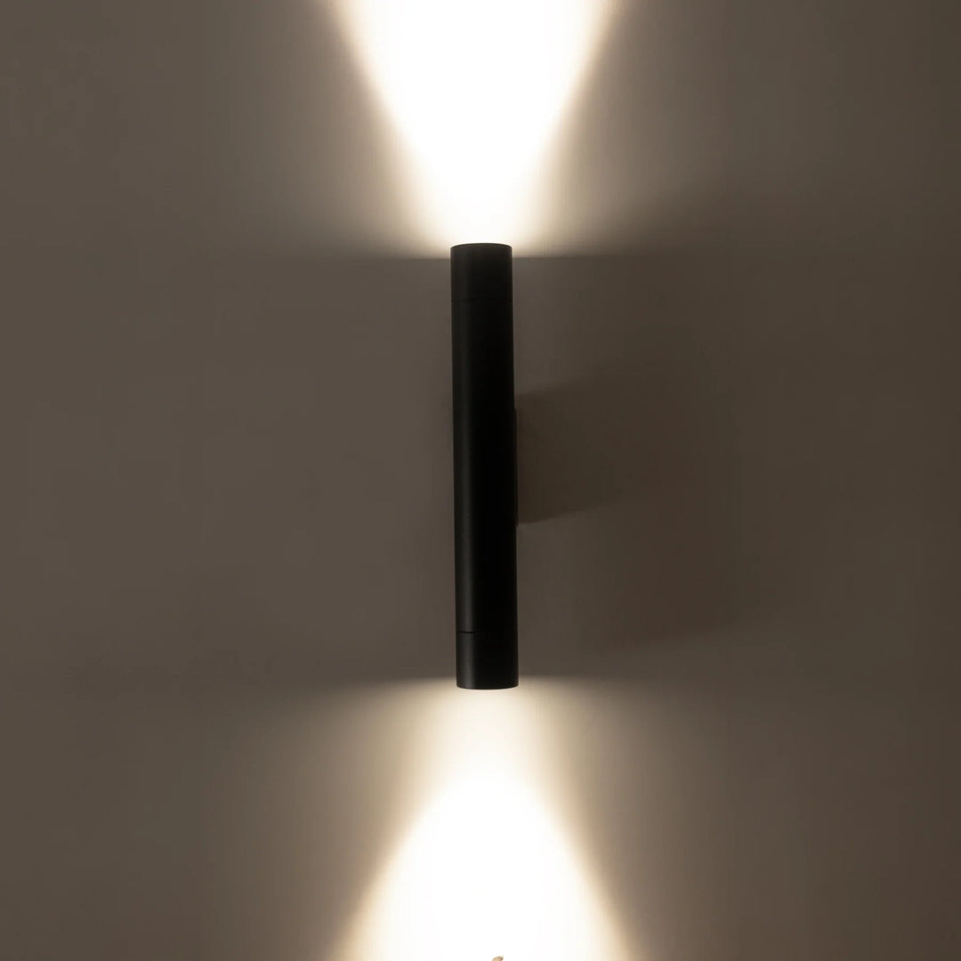 HV10293T - Dugo Aluminium Black/White Up & Down Wall Light