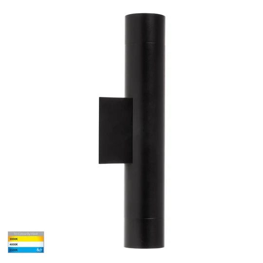 HV10294T - Dugo Aluminium Black/White Up & Down Wall Light 5W
