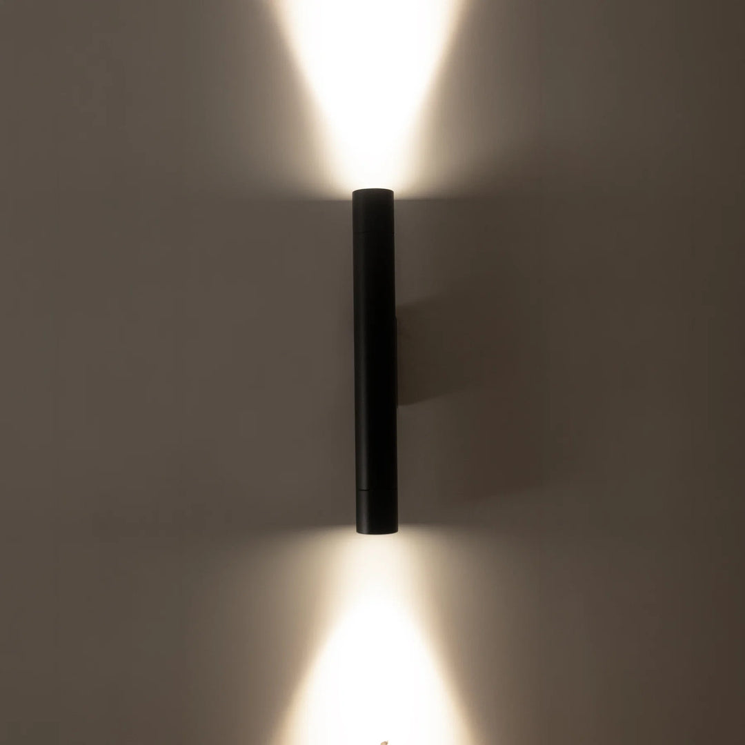 HV10295T - Dugo Aluminium Black/White Up & Down Wall Light 1.5W