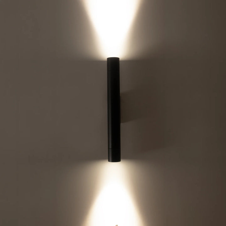 HV10295T - Dugo Aluminium Black/White Up & Down Wall Light 1.5W