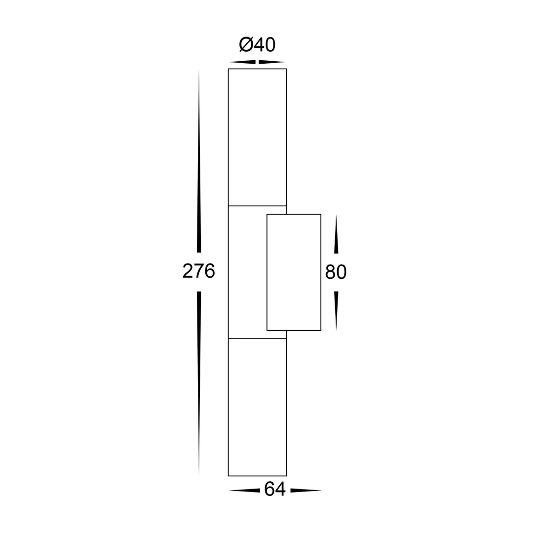 HV10932T-  Akril Aluminium Wall Light