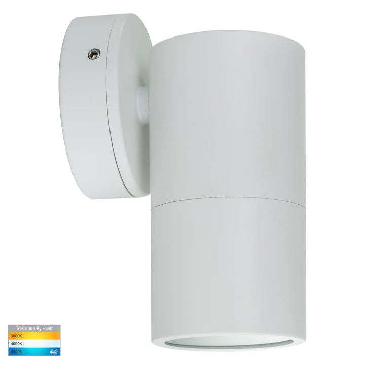 HAVIT Tivah White TRI Colour Fixed Down Wall Pillar Lights