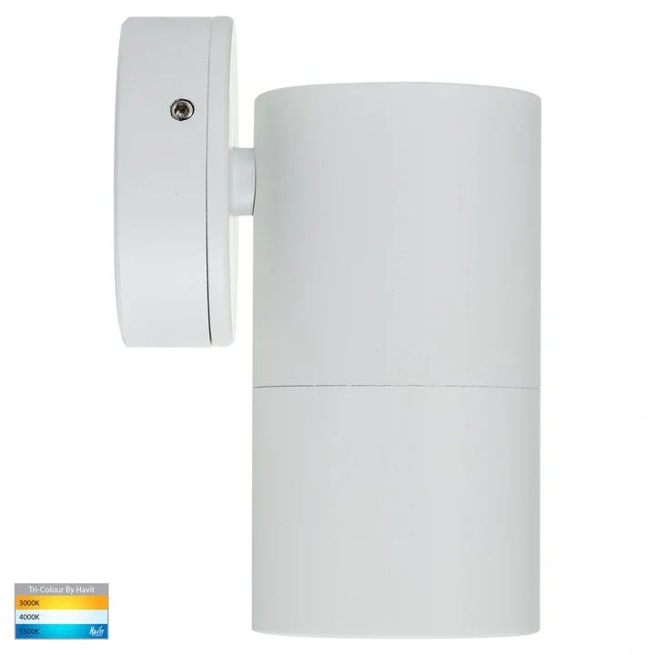 HAVIT Tivah White TRI Colour Fixed Down Wall Pillar Lights