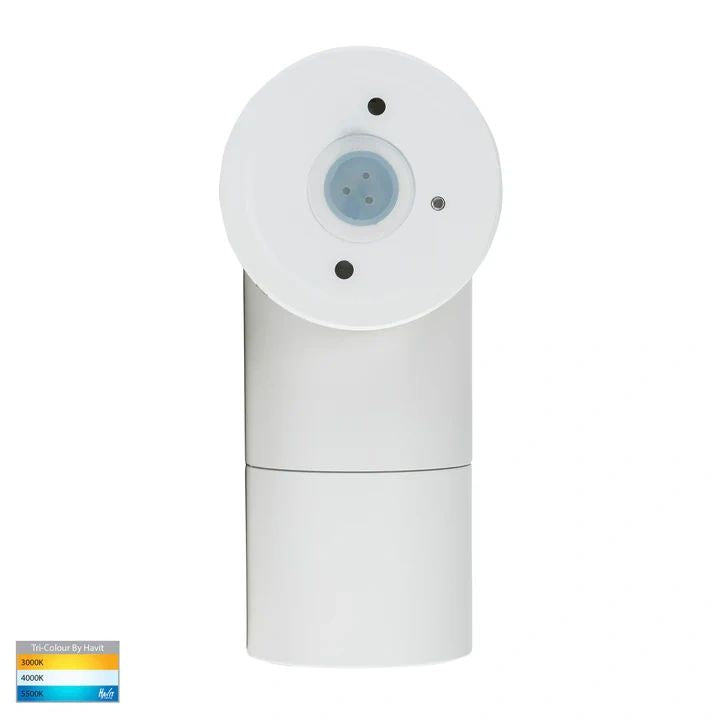 HV1235T- Tivah White TRI Colour Single Adjustable Wall Pillar Lights