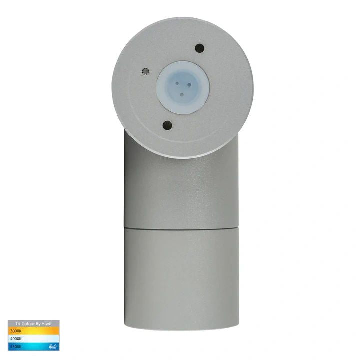 HV1245T- Tivah Silver TRI Colour Single Adjustable Wall Pillar Lights