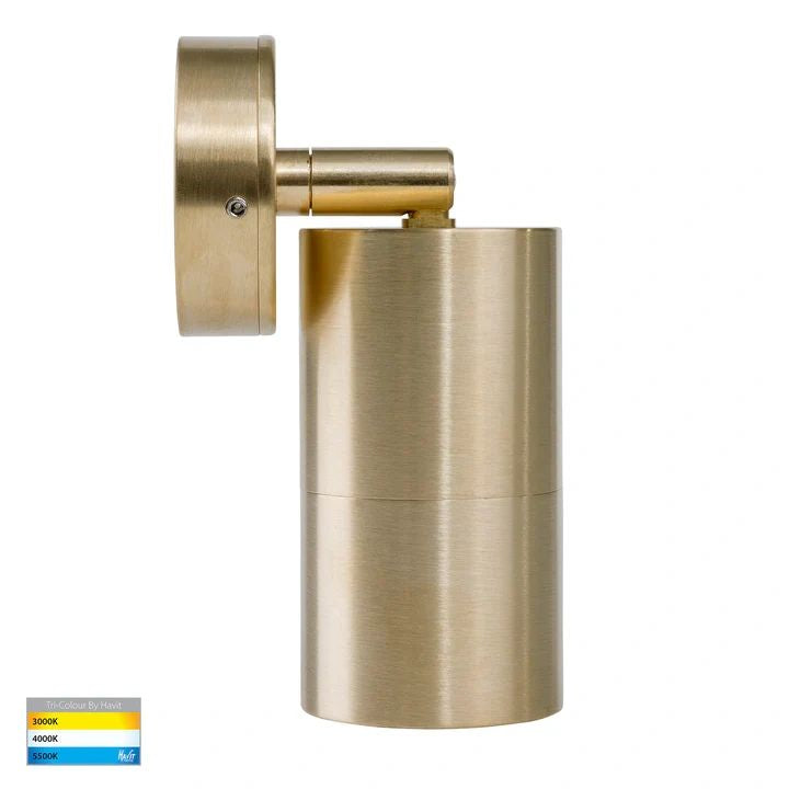 HV1255T- Tivah Solid Brass TRI Colour Single Adjustable Wall Pillar Lights