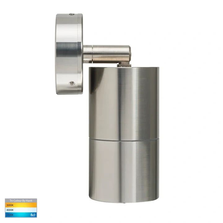 HV1285T Tivah Titanium Aluminium TRI Colour Single Adjustable Wall Pillar Lights Regular price