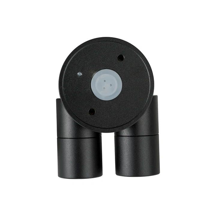 HV1327MR11NW- Mini Tivah Aluminium Black Double Adjustable Wall Pillar Lights