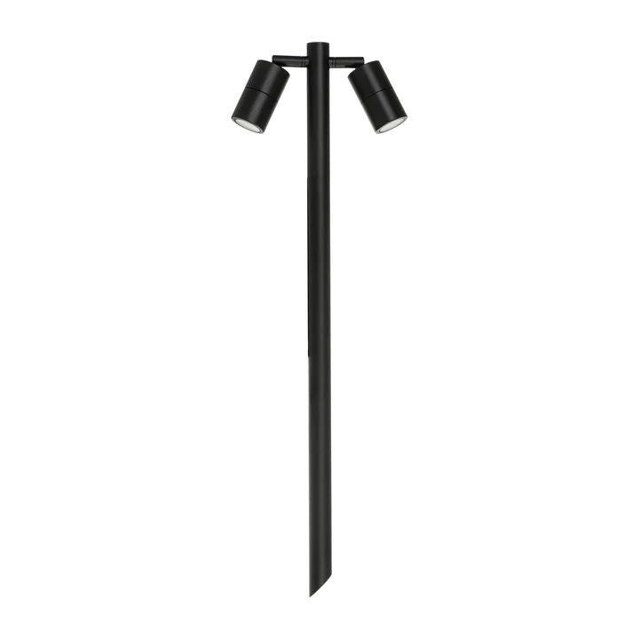 HV1425MR11NW- Mini Tivah Black MR11 Double Adjustable LED Bollard Spike Light