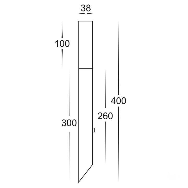 HV1437- Vidro 316 Stainless Steel 1.5w LED Garden Spike Lights