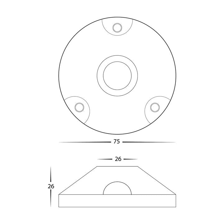 HV145- Surface Mounted Base