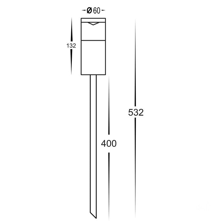 HV1489T- Highlite TRI Colour LED Garden Spike Light