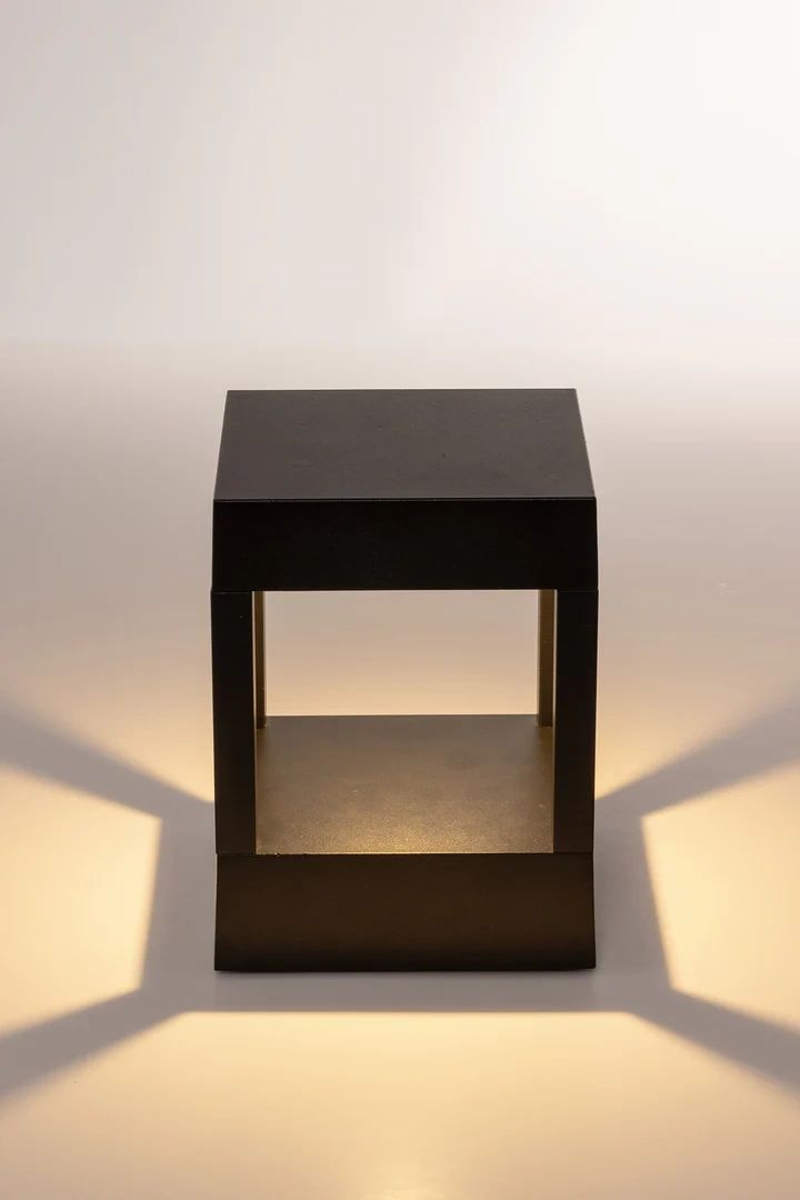 HV1699T-BLK-SQ- Pelare Black LED Pillar Light Square