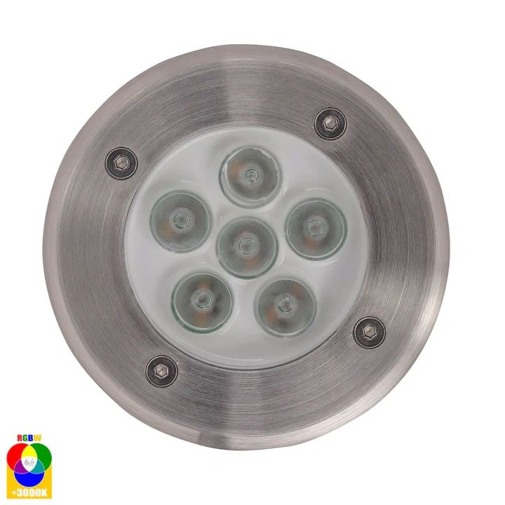 HV1801RGBW- Metro Round 316 Stainless Steel RGBW Inground Lights