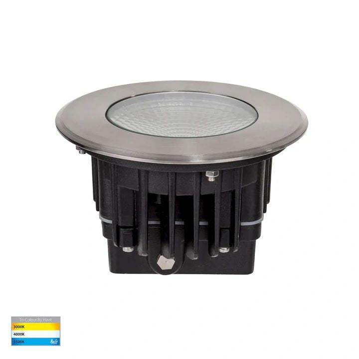 HV1832T-Klip 316 Stainless Steel 10w LED Inground Light