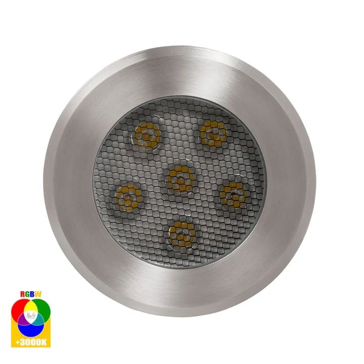 HV1842RGBW- Split 316 Stainless Steel 5w RGBW LED Inground Light