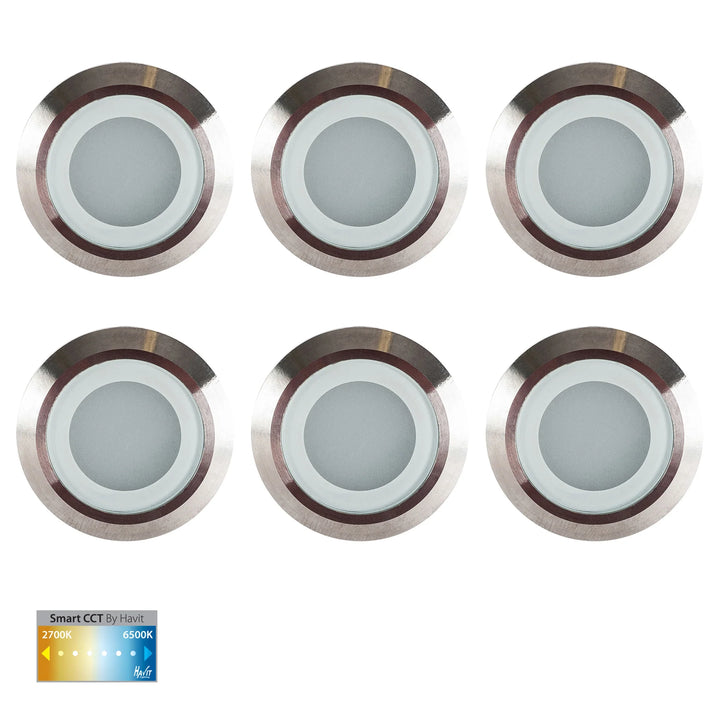 HV2826CCT - Flame 316 Stainless Steel CCT Deck Lights