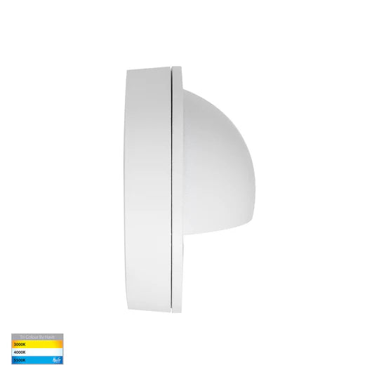 HV2923T-WHT - Pinta White Step Lights with Eyelid