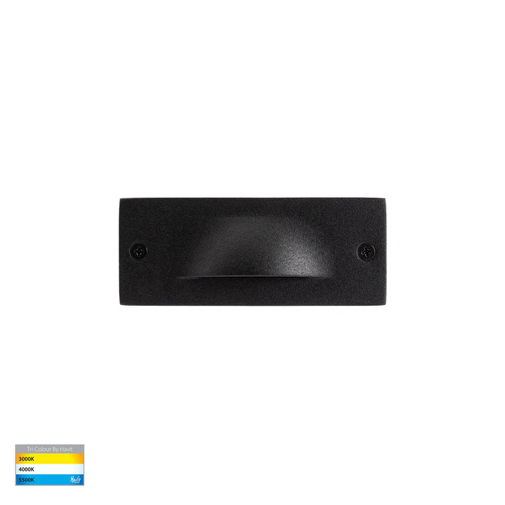 HV3011T-BLK-12V | HV3011T-BLK-240V - Corba Black Recessed Brick Light