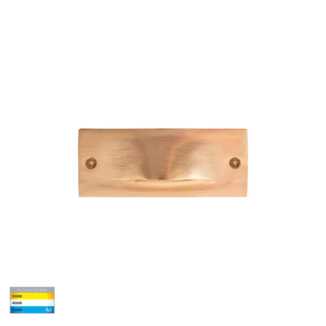 HV3011T-BR-12V | HV3011T-BR-240V - Corba Brass Recessed Brick Light