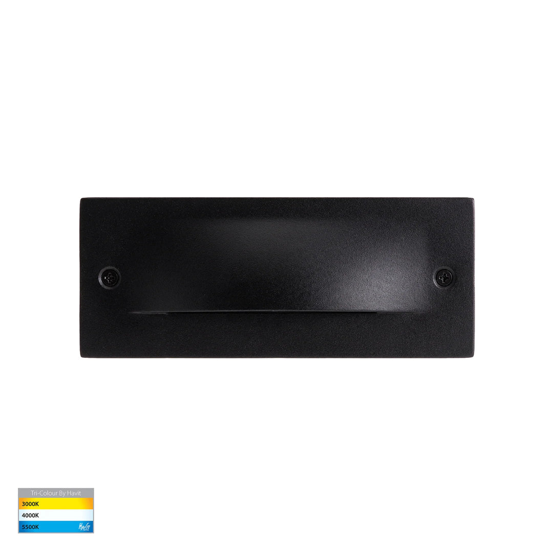 HV3011T-BLK-12V | HV3011T-BLK-240V - Corba Black Recessed Brick Light