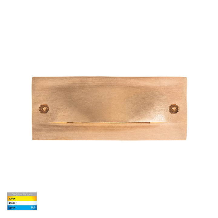 HV3011T-BR-12V | HV3011T-BR-240V - Corba Brass Recessed Brick Light