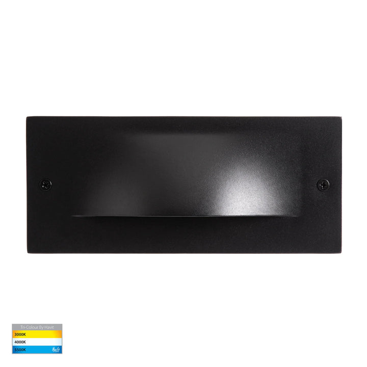 HV3011T-BLK-12V | HV3011T-BLK-240V - Corba Black Recessed Brick Light