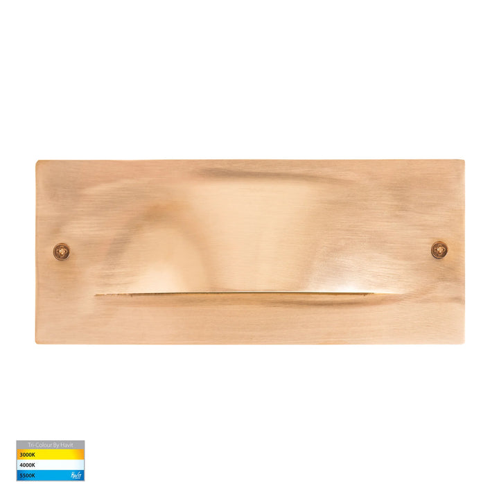 HV3011T-BR-12V | HV3011T-BR-240V - Corba Brass Recessed Brick Light