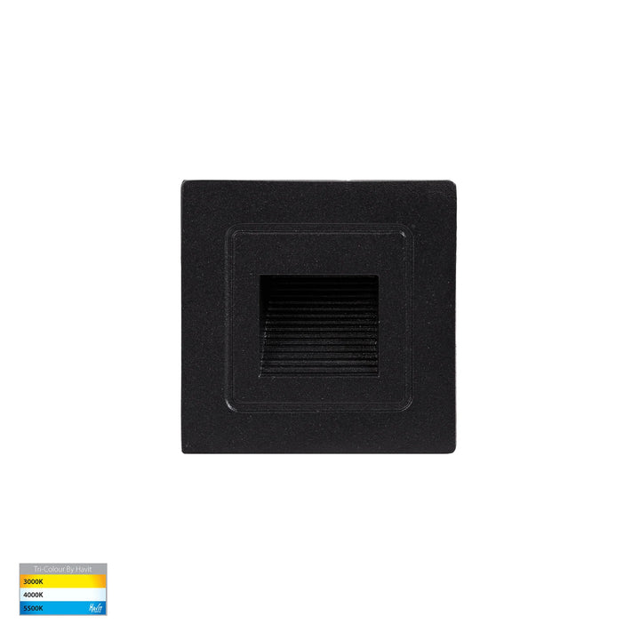 HV3111T-12V - Trin White Small Square Recessed LED Step Light step light
