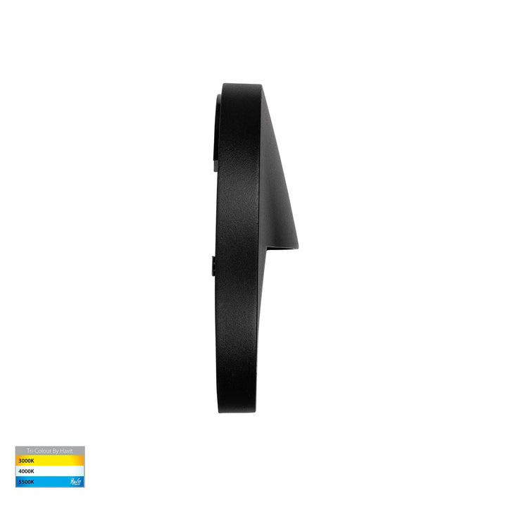 HV3227T - Lisca Aluminium Black Round LED Wall Light