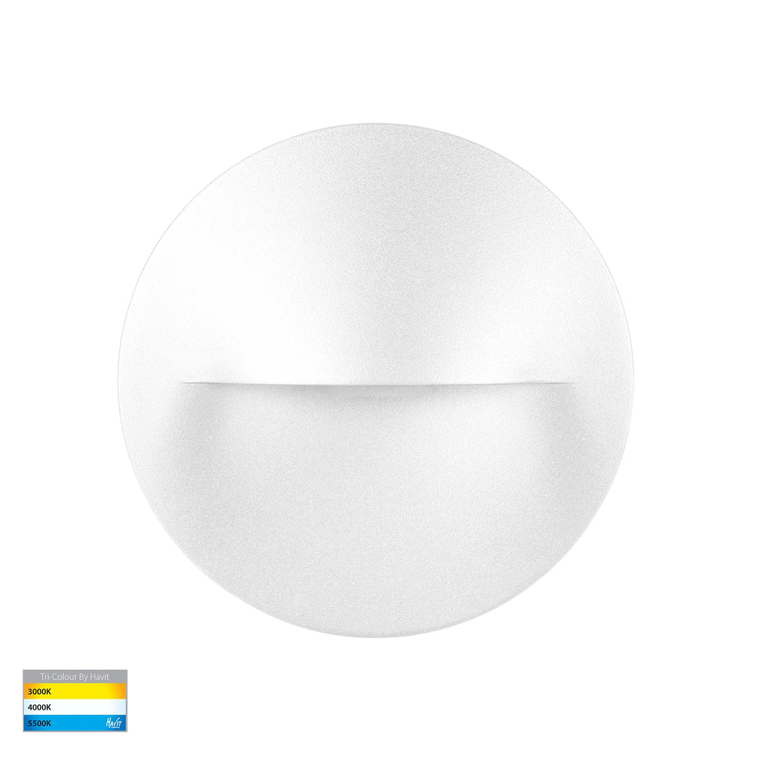 HV3227T - Lisca Aluminium Black Round LED Wall Light