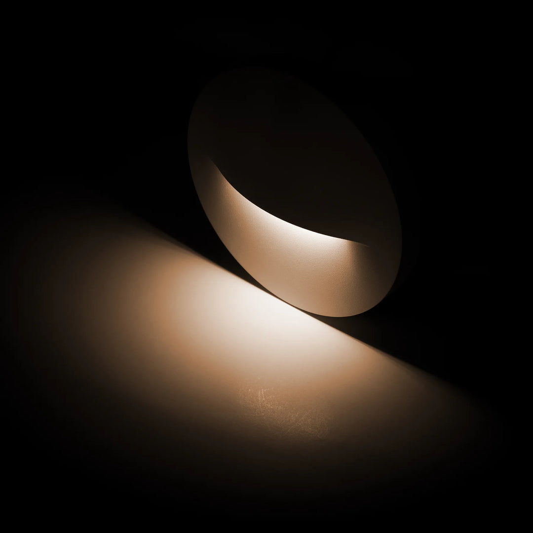 HV3227T - Lisca Aluminium Black Round LED Wall Light