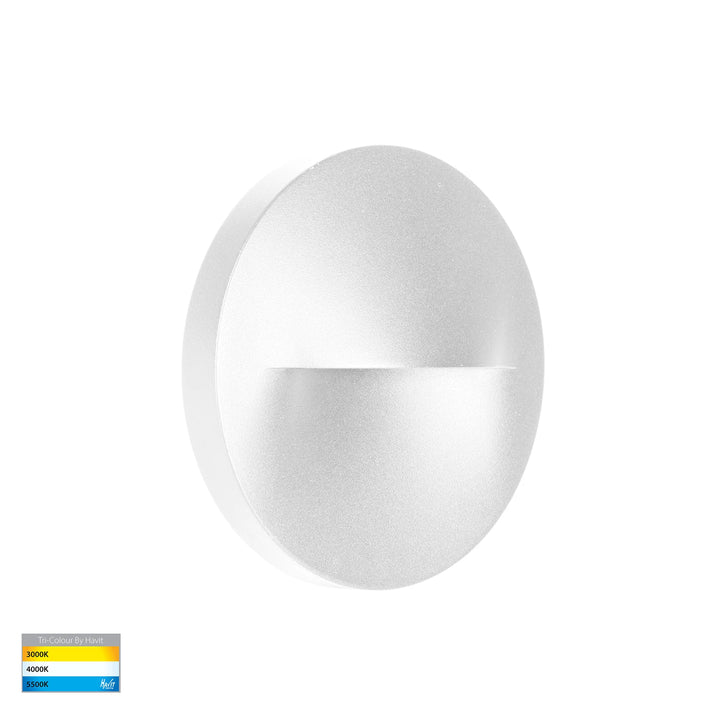 HV3227T - Lisca Aluminium Black Round LED Wall Light